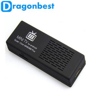 Cina Amlogic s805 MK808B Plus Quad Core Android 4.4 Mini pc TV Dongle 1G/8G WIFI Bluetooth in vendita