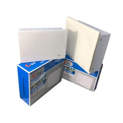 China Factory Home Wall Mounted Electrical Equipment Fiber Optic Outlet Box Indoor Network Face Plate FTTH Power Distribution Empty Box for sale