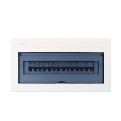 China Panel Box Factory 13 Way Iron Bottom Electrical Equipment ABS Power Distribution Protection Box For Breaker With Transparent Cover for sale