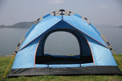 China Diamond Ground Nail Best Price Hexagonal Double Layer Waterproof Automatic Folding Outdoor Automatic Tent For Camping Waterproof Tent for sale