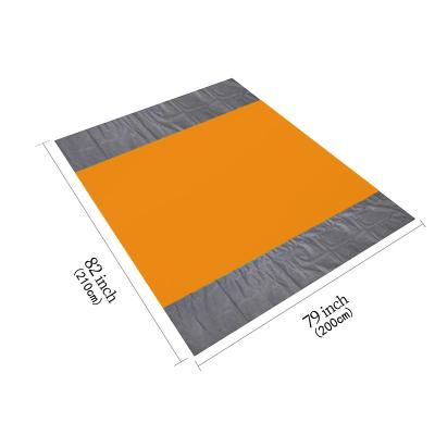 China Lightweight Durable Sand Proof Mat For Travel, Camping, Hiking With Packable Bag Beach Blanket for sale