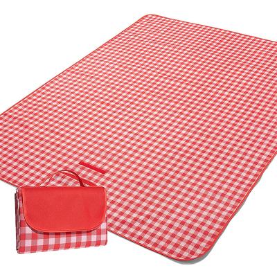 China Family Picnic Blankets Beach Mat Portable Waterproof Foldable Picnic Mat Sandproof Large Outdoor Blanket for sale