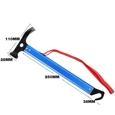 China Outdoor Gear Wholesale Customized Portable Lightweight Multifunctional Tent Stake Hammer For Outdoor Tent Hammer For Camping for sale