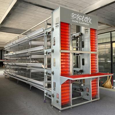 China Fully Automatic Battery Layer Chicken Poultry Field Poultry Farm Feeder H Type Cage for sale