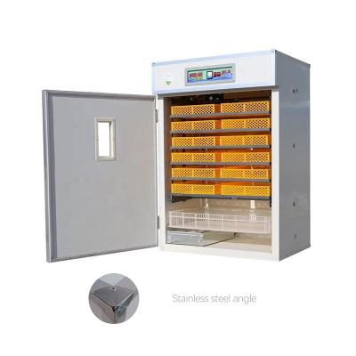 China 2021 Newest 1000 Eggs Large Capacity Fully Automatic Poultry Egg Incubator Multifunctional Automatic Solar Egg Incubator for sale