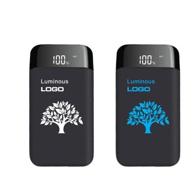 China Wholesale Price LCD Digital Display Best Selling Products Powerbank Light Up Logo LCD Display Advertising Power Bank 10000mah for sale