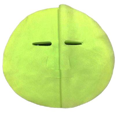 China Moisturizer Green Alginate Fiber Face Sheet Masks Cosmetic Natural Dry Face Paper Face Mask Sheet Plant for sale