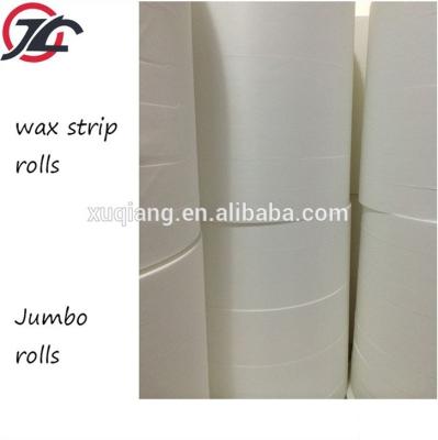 China Anti-bacteria jumbo roll nonwoven wax strips material for sale