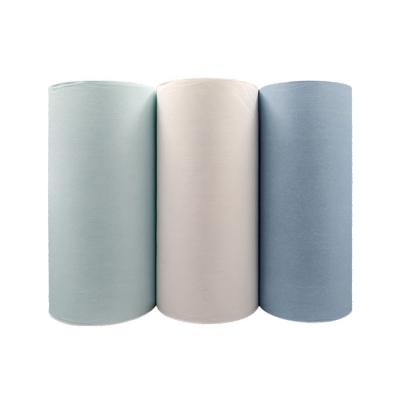 China Anti-bacteria Cross / Parallel Spunlace Cellulose PP Nonwoven Fabrics For Industry Cleaning Rolls for sale