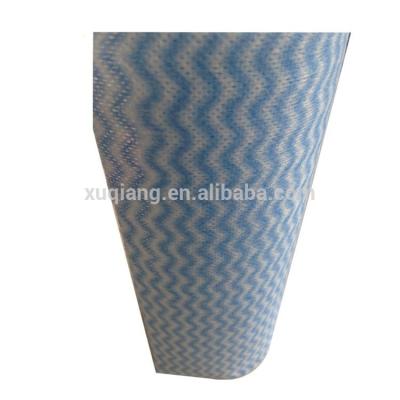 China Sustainable Blue Stripe And White Stripe Cleaning Microfiber Cloth /Rags/Clean Cloth Cloth for sale