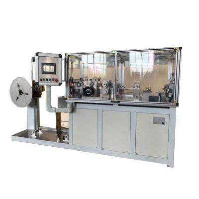 China Safe Metal Radiator Copper Aluminum Fin Roll Forming Making Machine For Heat Exchange for sale