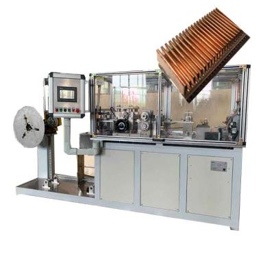 China Safe High Speed ​​Copper Core Aluminum Radiator Metal Fin Roll Forming Making Machine To Manufacture Radiators for sale