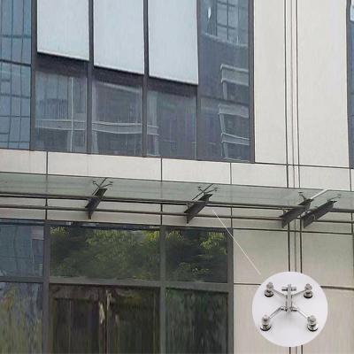 China Modern Glass Spider Four Fixing Arm Steel Curtain Wall ss304 Glass Spider for sale