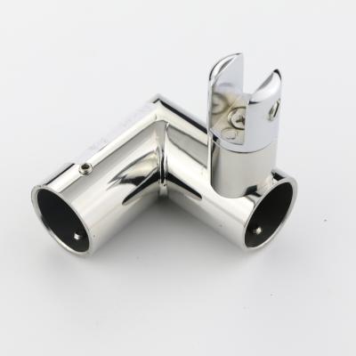 China Modern patch fitting for frameless glass door glass to glass connector clip for 5mm thickness for sale