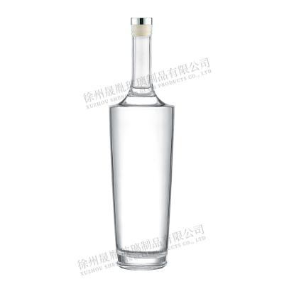 China Beverage Best Selling 500ml 750ml Glass Bottle Rum Vodka Whiskey Bottle Fits Bars for sale