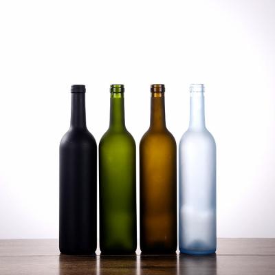 China Best Quality Beverage 500ml 700ml Red Wine Homemade Wine Empty Glass Bottle for sale