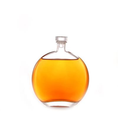 China Beverage China Supplier Exquisite Small Wine Bottle With Lid Sealed Cold Extracted Glass Bottle for sale