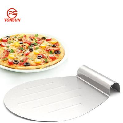 China Stainless Steel Viable Pizza Turner Spatula Plate Baking Pastry Cooking Tools Cake Shovel Transfer Cake Tray Lifter for sale