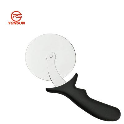 China Sustainable Dia.10cm Stainless Steel Pizza Cutter Tools Slicer Wheel Knife Server With PP Handle for sale