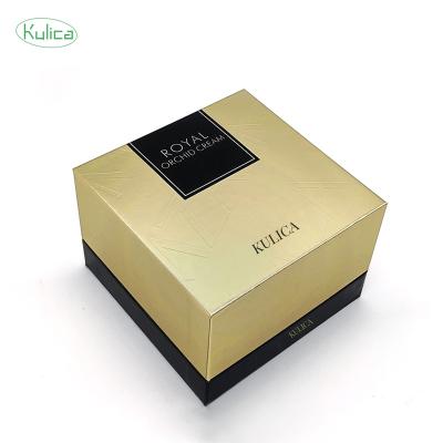 China KULICA Recyclable Flip Lid Cardboard Packaging Gift Box Customized EVA Lid Cosmetic Jewelry Watch Storage And Low Box for sale