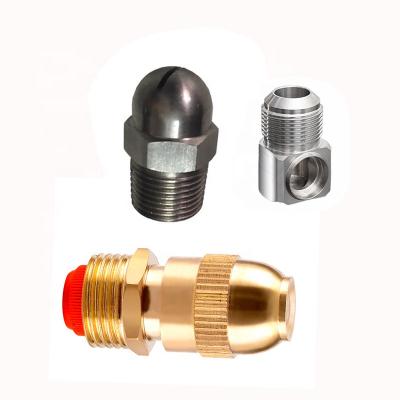 China High Quality Custom Stainless Steel Aluminum Spray Nozzle Continuous Spray Industrial Flat Fan Nozzle for sale