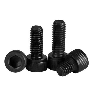 China Carbon Steel Aluminum Custom Black Hexagon High Strength Bolts 8.8 External Hexagon Screws With Different Size for sale