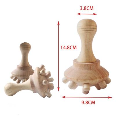 China Body Beech Wood Anti Cellulite Drainage Paddle Scalp Lymphatic Body Sculpting Therapy Massage Wooden Tools for sale