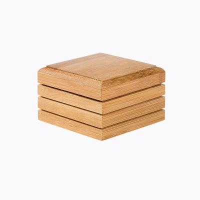 China Disposable Portable Bamboo PLACE Soap Dish Wooden Soap Box Tray Holder Container With Drain For Bathroom Kitchen Sink for sale