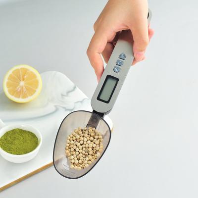 China WITH LID Spoon Scale, LCD Electronic Food Scale 500g/0.1g Weighing For Grams Digital Kitchen Scale With Handle Handle And Coffee for sale