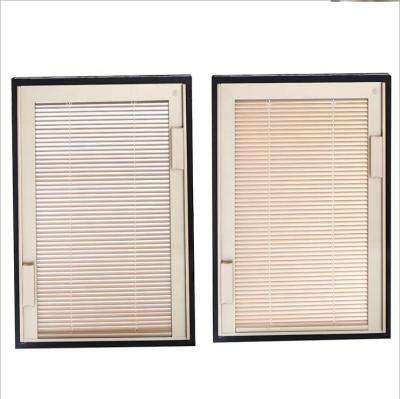 China Bathroom Magate Dustproof And Customizable Integral Blinds Between Double Glass Shutter Roller Doors For Windows for sale