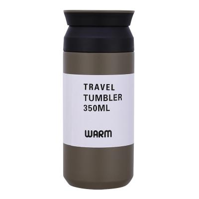 China Creative Dual Wall Tea Filter Vacuum Flask Travel Coffee Mugs Stainless Steel Creative Stainless Steel Metal With Lid Eco-Friendly CE / EU for sale