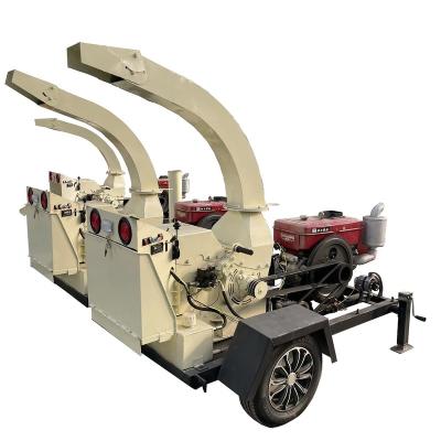 China Wood Processing Selling Premium Diesel Mobile Branch Shredder Forestry Machinery Wood Chipper for sale