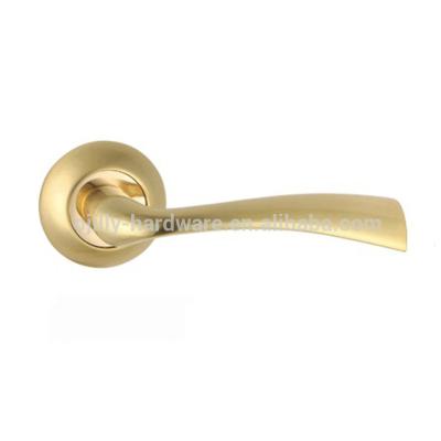 China Modern Hot Selling Lever Door Handle Rose Interior Wooden Door Handle VIII-509 for sale