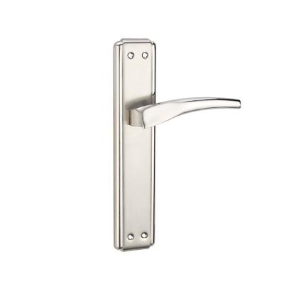 China Modern Keyless Hole Bathroom Iron Lid Solid Alu Door Handle for sale