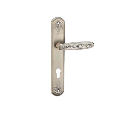 China New Modern Thick Quality Long Custom Design Full Lid ZINC Door Handle for sale