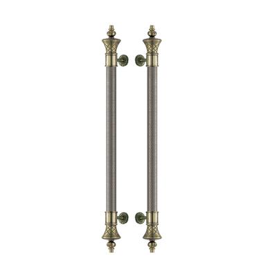 China 1500Mm Modern Thin Glass Frameless Door Zinc Alloy Handle, Luxury Decorative Door Handle for sale