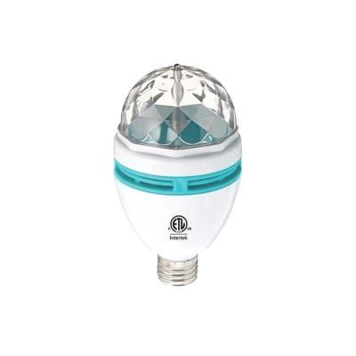 China High Quality Home Clear Plastic Cover Smd E27 3 Hotel Disco Party Light 4 5 6 8 9 Volt DC RGB Color Led Bulb for sale