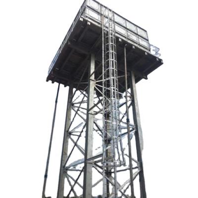 China Cheap Elevated Hot Dipped Galvanized Steel Structure Platform Water Storage Tank Frame Water Steel Tower for sale