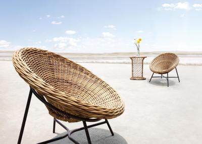 China Cap Design Pe Rattan Table And Chairs Outdoor For Beach , Water - Proof for sale