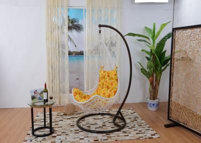 중국 Scoop-Shape PE Rattan Swing Hanging Chair Outdoor / Indoor Rattan Furniture with UV-Proof 판매용