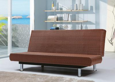 China Indoor Brown Stackable Rattan Furniture Sofa / Sofa Bed Customized for sale