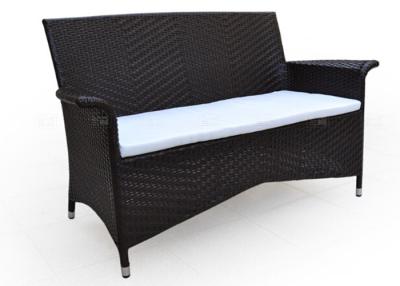 China Negro del sofá de la rota de 2 Seater, sofá sintético de la rota para la sala de estar en venta