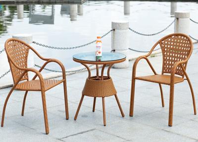 China Elegant Rattan Dining Room Chairs / Modern Backyard Furniture Set for sale