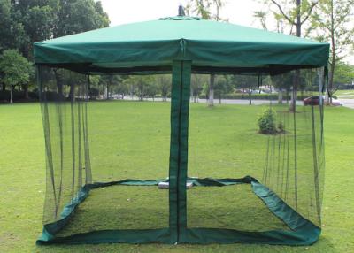 China 2.7m Anti-Mosquito Sun Garden Umbrella Parasol With Mesh Design for sale