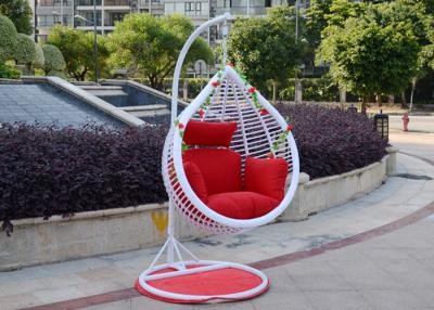 China Custom Rough Rattan Hanging Swing Chair Outdoor Villa Furniture for sale