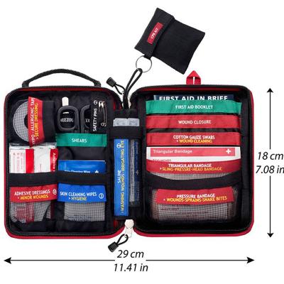 China New Outdoor Survival Design Mini First Aid Medical Trauma Kit For Lifeguard Rescue Equipment Military Car First Aid Kits for sale