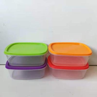 China Freshness Factory Outlet Lunch Box Paper Takeaway Fast Food Fruit Salad Plastic Crisper for sale