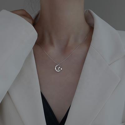 China CLASSIC 2021 New 925 Sterling Silver Star Prince Necklace Clavicle Chain Girls Pendant Jewelry for sale