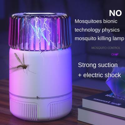 China 2021 New Amazon in1 Hot Selling 360 Degree 2 Mosquito Eco-Friendly Sustainable High Effective Killer Shape LED Mosquito Trap Light Lamp for sale