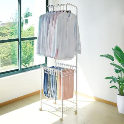 China Home Bathroom Organizer Storage Bedroom Clothes Organizer Coat Hanger Laundry Clothes Hangers for sale